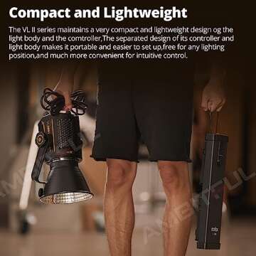 Godox VL150II 165W LED Video Light for Creative Lighting Solutions