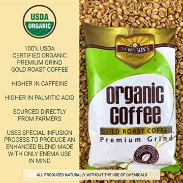 Organic Coffee Enema Coffee Gold Coffee Enema Organic High Caffeine Coffee (44 Higher Caffeine) by S...