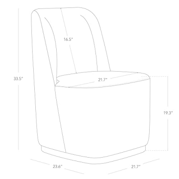 Stylish CHITA Upholstered Dining Chairs Set of 2