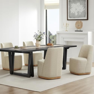Stylish CHITA Upholstered Dining Chairs Set of 2