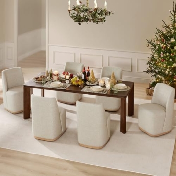 Stylish CHITA Upholstered Dining Chairs Set of 2