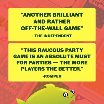 Happy Salmon Fast-Paced Card Game for Family Fun