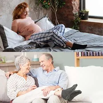 ELUTONG Non-Slip Grip Yoga Socks for Ultimate Comfort