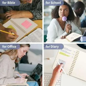 Oneirom Navy Blue Spiral Notebook for Note Taking
