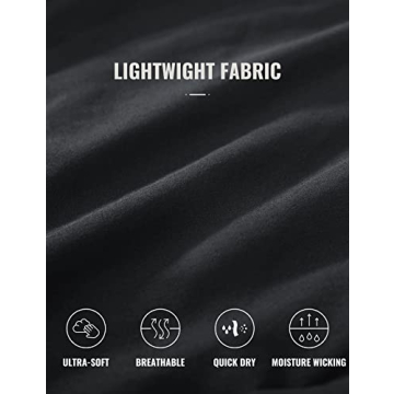 CRZ YOGA Men's Quick Dry 9" Workout Shorts with Pockets