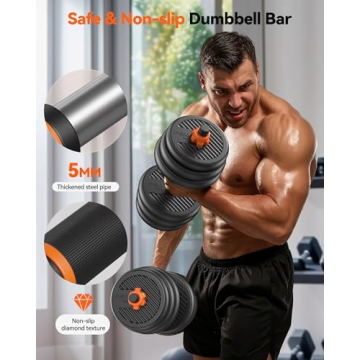 Adjustable Dumbbells - Versatile Home Fitness Solution