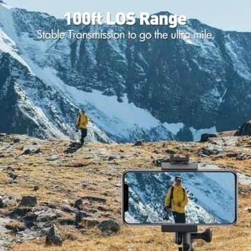 RIBIU Wireless Lavalier Microphone for iPhone, Mini Microphone with Noise Cancellation, 16Hrs Battery Life, Lapel Bluetooth Mic, Lightning Wireless Lapel Mic for Video Recording