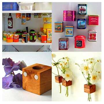 Magnets Disc Countersunk Permanent Magnet Fastener Magnets Countersunk,Magnets with Holes, Magnets for Tool, Home, Workplace, Door retainers,Refrigerator Magnets,Crafts Magnets (12x3-4mm)