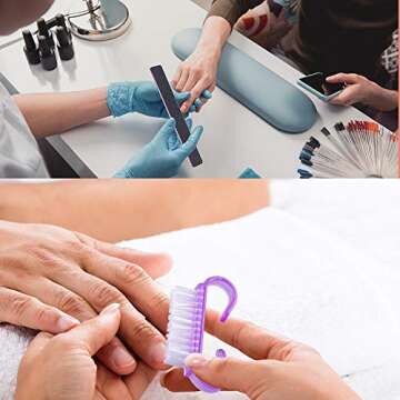 SIQUK Nail Polish Remover Tools Kit Including 750 Pcs Wipe Cotton Pads 20 Pcs Nail Clips Caps 5 Pcs Nail File Triangle Cuticle Pusher and Cutter Set Professional Gel Nail Polish Removal Accessories