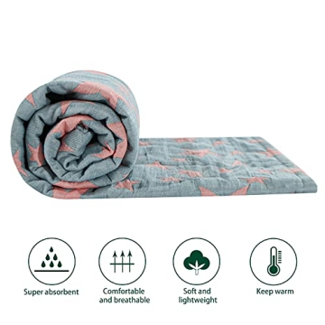 Award Winning Muslin Toddler Blanket for Comfort and Style