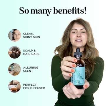 Pure Rosemary Essential Oil for Hair Skin Nails Aromatherapy