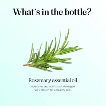 Pure Rosemary Essential Oil for Hair Skin Nails Aromatherapy
