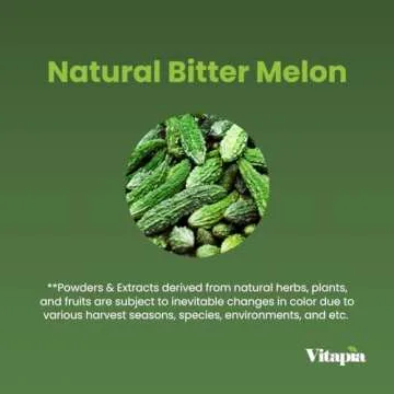 Vitapia Organic Bitter Melon Powder for Heart & Digestive Health