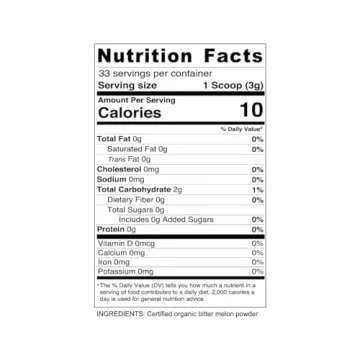 Vitapia Organic Bitter Melon Powder for Heart & Digestive Health