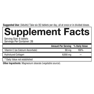 Youtheory Advanced Collagen 6000mg with Vitamin C for Beauty