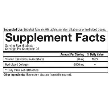 Youtheory Advanced Collagen 6000mg with Vitamin C for Beauty