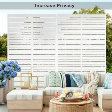 Elevens Decorative Privacy Screen for Outdoor Spaces