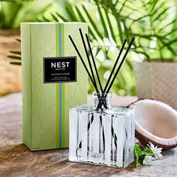 NEST New York Coconut & Palm Reed Diffuser, Glass