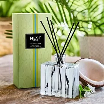 NEST New York Coconut & Palm Reed Diffuser, Glass