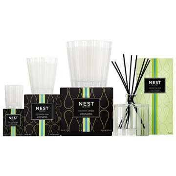 NEST New York Coconut & Palm Reed Diffuser, Glass