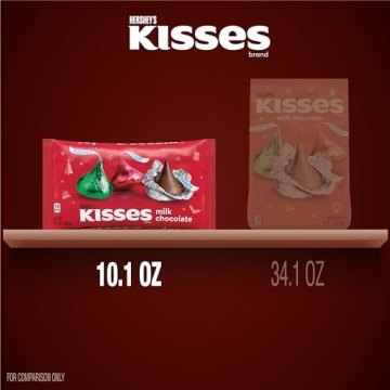 HERSHEY'S KISSES Milk Chocolate Christmas Treats 10.1 oz