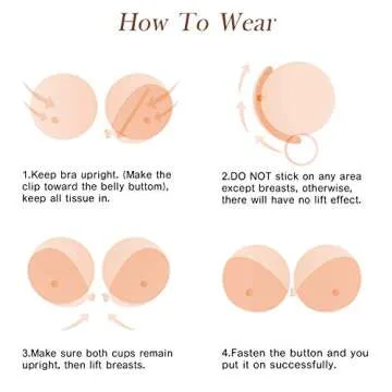 Wingslove Adhesive Bra for Backless Dress Support