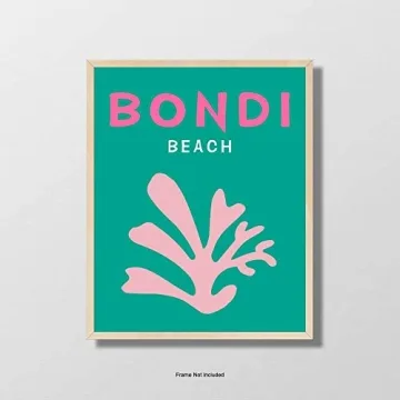 Set of 6 Preppy Canvas Wall Art Prints 8x10in