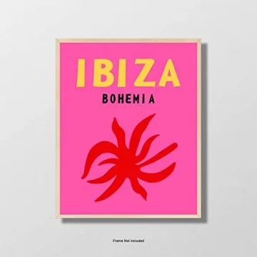 Set of 6 Preppy Canvas Wall Art Prints 8x10in