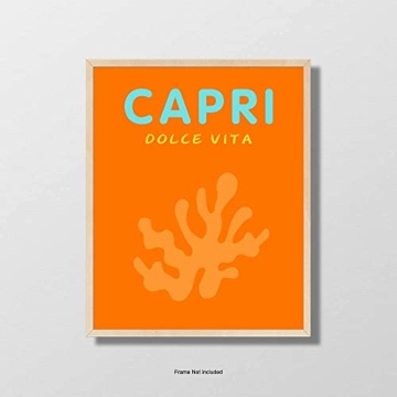 Set of 6 Preppy Canvas Wall Art Prints 8x10in