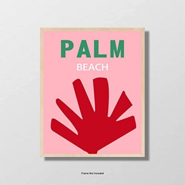 Set of 6 Preppy Canvas Wall Art Prints 8x10in