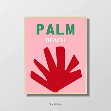 Set of 6 Preppy Canvas Wall Art Prints 8x10in