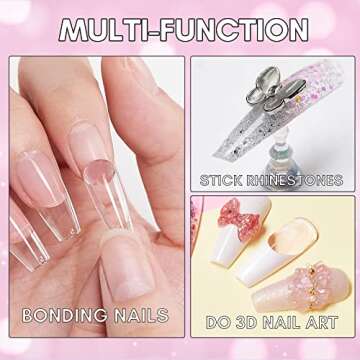 Makartt Solid Nail Glue Gel - Cherice Super Strong Adhesive