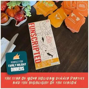 Spin Master Games, SolidRoots Funscripted, The Hilarious Dinner Party Game from The Makers of Mind The Gap, Family Games for Game Night, Ages 13+