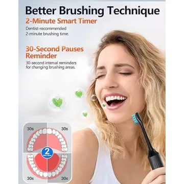 7MAGIC Sonic Electric Toothbrush with Long-Lasting Power and Modes