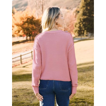 Chic Zeagoo Women's Cropped Sweater for Fall Fashion