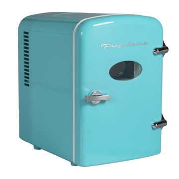 Frigidaire Retro Mini Fridge - Personal Cooler for 6 Cans