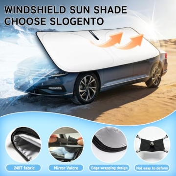 SLOGENTO Windshield Sun Shade for Honda Civic 2012-2015