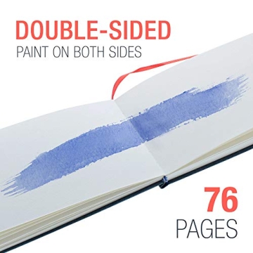 Premium 2-Pack U.S. Art Supply Watercolor Books 8.5"