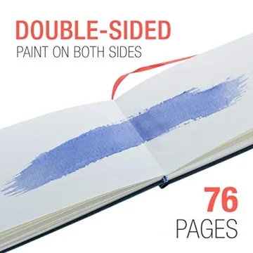 Premium 2-Pack U.S. Art Supply Watercolor Books 8.5"