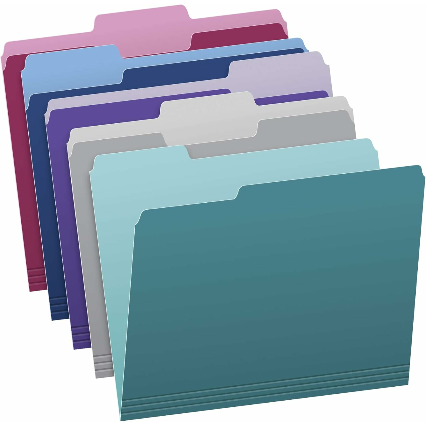100 Pack Colorful Letter Size File Folders for Easy Organizing