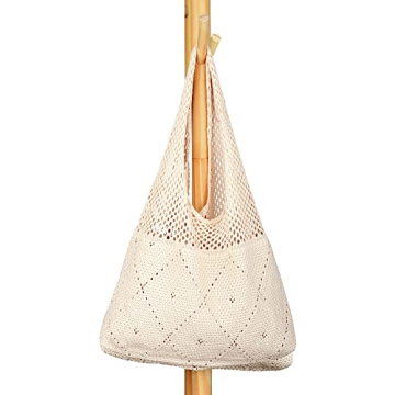 Stylish Stizimn Crochet Beach Tote Bag for Summer Fun