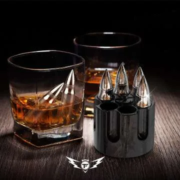 Metal Whiskey Stones for Chilling Drinks | Unique Gift Idea