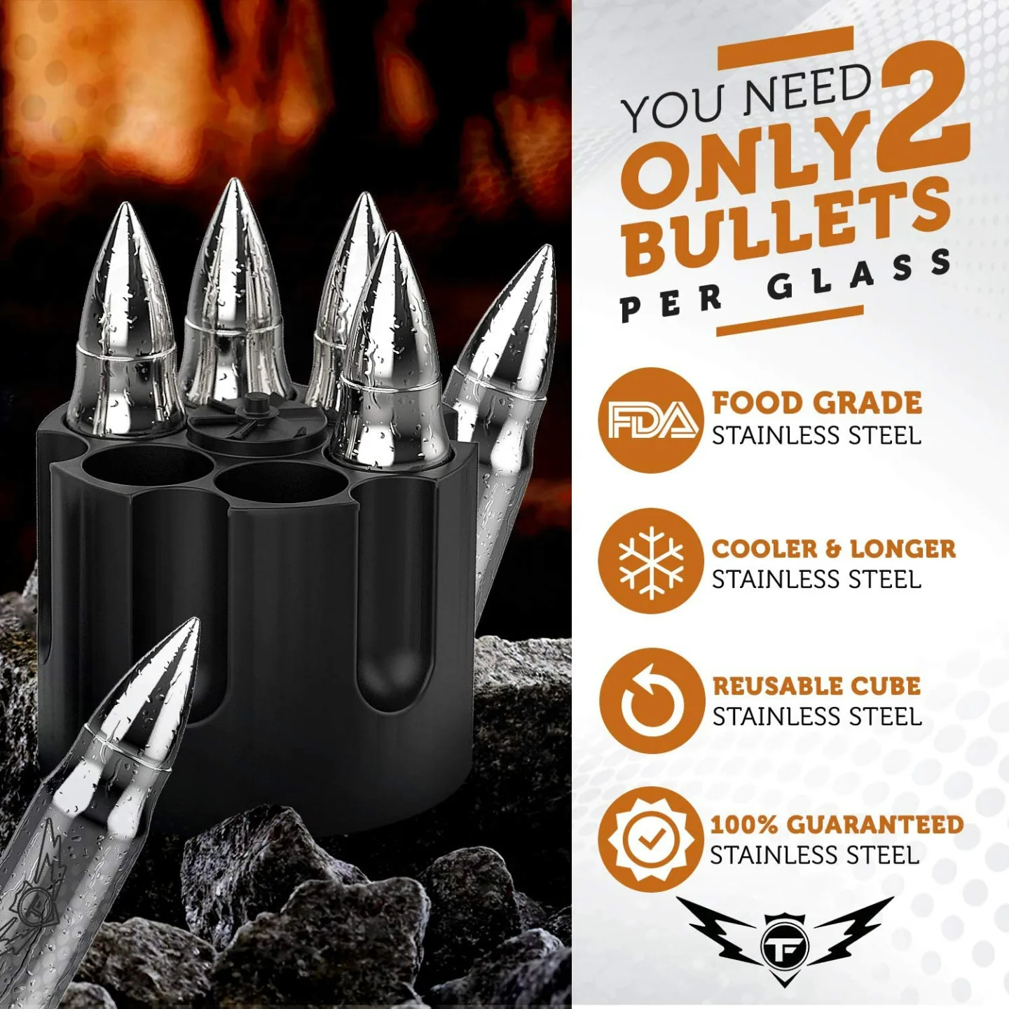 Metal Whiskey Stones for Chilling Drinks | Unique Gift Idea