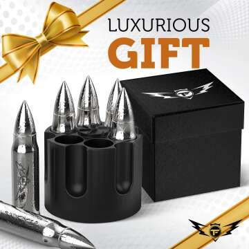 Metal Whiskey Stones for Chilling Drinks | Unique Gift Idea