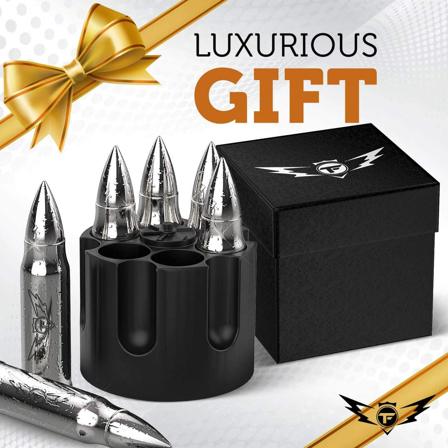 Metal Whiskey Stones for Chilling Drinks | Unique Gift Idea