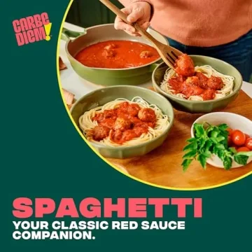 Carbe Diem!, Chef’s Kiss Sample Pack, Spaghetti, Penne & Elbow, 55% Fewer Net Carbs with Traditional Flavor & Texture, Chef's Kiss Sample Pack (Spaghetti, Penne, Elbows)