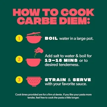 Carbe Diem!, Chef’s Kiss Sample Pack, Spaghetti, Penne & Elbow, 55% Fewer Net Carbs with Traditional Flavor & Texture, Chef's Kiss Sample Pack (Spaghetti, Penne, Elbows)