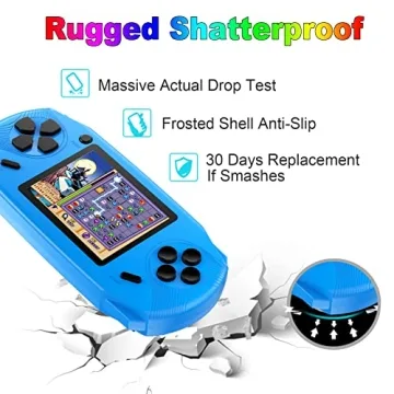 Beijue 16 Bit Handheld Game Console 100 HD Games USB Rechargeable