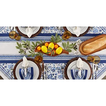 DII Porto Stripe Table Runner - Stylish 14x72 Home Decor