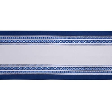 DII Porto Stripe Table Runner - Stylish 14x72 Home Decor